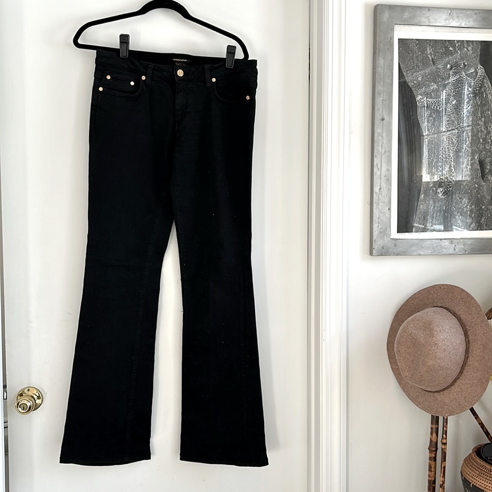Roberto Cavalli black denim boot cut jeans NWOT